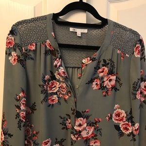 DR2 Floral Career Blouse